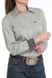 Cinch Women’s Olive & White Stripe Shirt