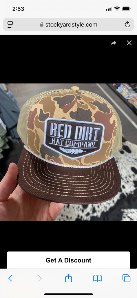 Red dirt hat co coupon sales