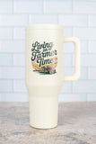 Livin’ On Farmer Time'  Water Tank Tumbler
