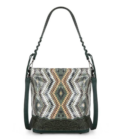Montana West Tooled Aztec Collection Hobo