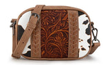 Montana West Tooled Collection Crossbody - Brown