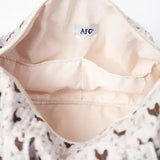 Brown Chicken Quilted Duffle Bag