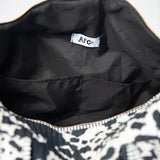 Western Cow Print Quilted Duffle Bag