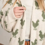 Women’s Sage Chicken Luxe Cardigan