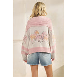 Pink Horse Women's Sweater