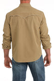 Cinch Men's Brown Arenaflex Camp Shirt