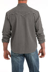 Cinch Men's Charcoal Arenaflex Camp Shirt