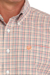 Cinch Men's Whte Plaid Shirt