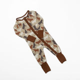 Cow Camo Baby Bamboo Zippy