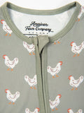 Sage Chicken Bamboo Baby Zippy