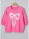 Pink Bow Sweater