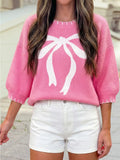 Pink Bow Sweater