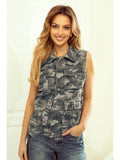 Camo Denim Vest