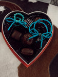 Valentine’s Day Chocolate Heart & Jewelry Set
