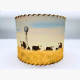 Hereford Cow Herd  Lampshade Round