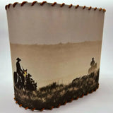 Ranch Gathering Lampshade Oval