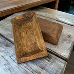 Mini Rectangle Wooden Bowl