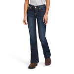 Ariat Girl's R.E.A.L™ Trouser Maggie Nightshade Wide Jeans