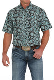 Cinch Men's Black Paisley Shirt