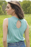 Cruel Women's Green Rodeo American Tradition Tank