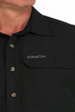 Cinch Men’s Black Ripstop Shirt