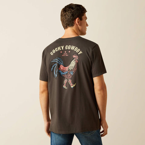 Ariat Brown Cocky Cowboy Tee