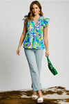 V-Neck Baby Doll Top