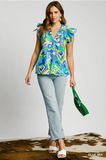 V-Neck Baby Doll Top