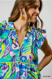 V-Neck Baby Doll Top