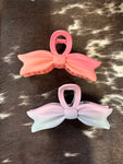 Bow Hair Claw Clips