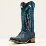 Ariat Men’s Futurity Outlaw Blue Full Quill Ostrich Boot