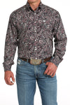 Cinch Men's Paisley Print Shirt