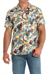 Cinch Men's Horse Hawiian Camp Shirt