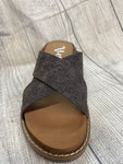 Tawney -Very G Slip On Sandal Marshmallow Soft Footbed -Charcoal