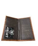 Ariat Ostrich Floral Print Wallet