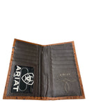 Ariat Ostrich Floral Print Wallet