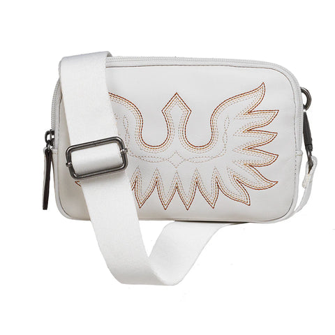 Ariat White Casanova Collection Purse