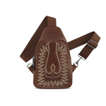 Ariat Casanova Stitched Brown Sling Bag