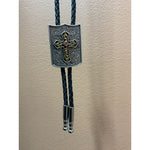 Cross Shield Bolo Tie