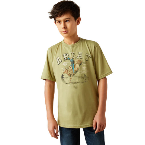 Ariat Boy's Green Oh Chute Tee
