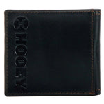 Hooey Classic Smooth Black Bifold Wallet