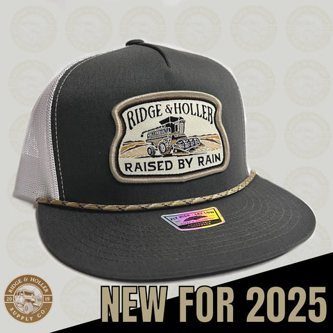Raised by Rain Charcoal Cap