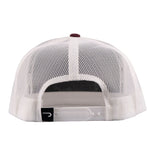 Lazy J Maroon & White Prickly Pear Cap