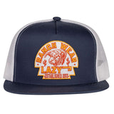 Lazy J Navy & White Arrowhead Patch Cap