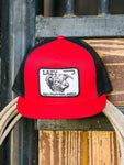 Lazy J Red & BlackWillow Cattle Cap