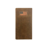 Roper USA Flag Inlay Checkbook Wallet