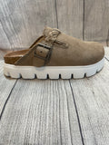 Very G Suede Mule with Buckle