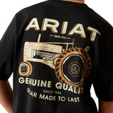 Ariat Boy's Gramps Tractor Solid Black Tee