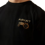 Ariat Boy's Gramps Tractor Solid Black Tee