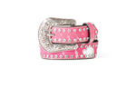 Ariat Girl’s Calf Hair Pink Belt